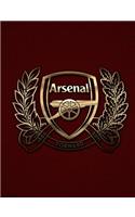 Arsenal F.C. London Notebook: Graph Paper: 4x4 Quad Rule, Student Exercise Book Math Science Grid 200 pages (Football Soccer Notebook)