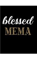 Blessed MeMa: Blank Lined Journal