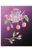 Yippee! Sketchbook: Wonderful gift, Large 8 X 10 Blank, white, Unlined, Freely to write, sketch, draw and paint on for all. Enjoy yourself by writing with 120 pages ( S(5 123 Yippee!)
