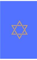Star of David Hanukkah Journal: Blue, Lined Journal & Notebook, Small(Elite Journal)