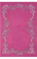 Fuchsia 101 - Blank Notebook With Color Me Too! Rose Vines - 6x9: 101 Pages, 6 x 9 Journal, Soft Cover(1 Color Me Too! Series - Fuchsia)