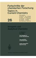 Inorganic and Analytical Chemistry