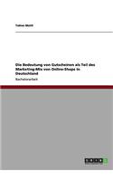 Bedeutung von Gutscheinen als Teil des Marketing-Mix von Online-Shops in Deutschland
