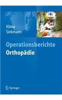 Operationsberichte Orthopädie