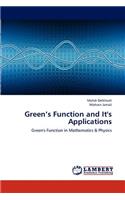 Green's Function and It's Applications