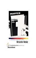 Mappen in schwarz und weiß: ...und bunte Gedanken dazu