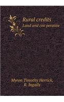 Rural credits Land and coöperative