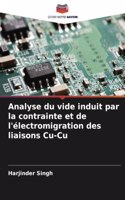 Analyse du vide induit par la contrainte et de l'électromigration des liaisons Cu-Cu