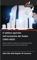 settore agricolo nell'economia del Sudan (2003-2023)