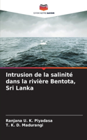 Intrusion de la salinité dans la rivière Bentota, Sri Lanka