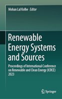 Renewable Energy Systems and Sources