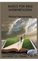 Basics for Bible Interpretation