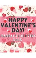 Happy Valentine's day! Mandala coloring book
