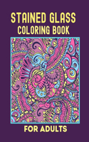 Stained Glass Coloring Book For Adults