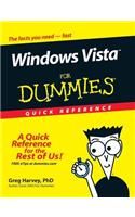Windows Vista For Dummies Quick Reference