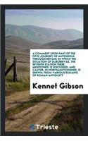A Comment Upon Part of the Fifth Journey of Antoninus Through Britain;