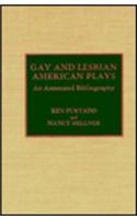 Gay and Lesbian American Plays
