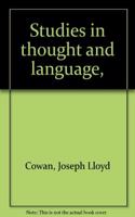Studies in Thought and Language