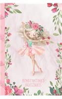 Konstantina's Notizbuch: Zauberhafte Ballerina, tanzendes Mädchen