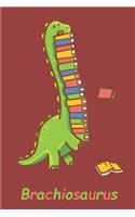 Brachiosaurus: A Very Nice Dino Scribble Book with 110 Pages in the Great 6x9 Inch Format (Approx. Din A5). for All Dinosaur Fans Out There. Perfect as a Gift for 