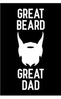 great Beard great Dad: Notebook to Write in for Father's Day, hipster father's day gifts, hipster journal, hipster notebook, hipster dad gifts, World Beard Day gifts