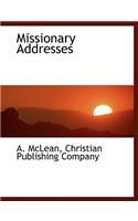 Missionary Addresses