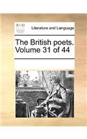 The British poets. Volume 31 of 44