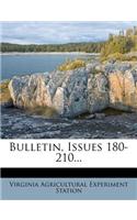 Bulletin, Issues 180-210...