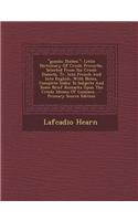 Gombo Zhebes.: Little Dictionary of Creole Proverbs, Selected from Six Creole Dialects. Tr. Into French and Into English, with Notes, Complete Index to Subjects an(English)