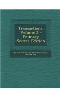 Transactions, Volume 2