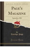 Page's Magazine, Vol. 1: September, 1902 (Classic Reprint)