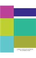 Cornell Notes Art Notebook 160 Numbered Pages