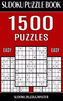 Sudoku Puzzle Master Book, 1,500 Easy Puzzles