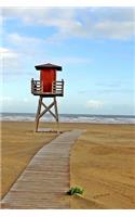 Lifeguard Tower on the Beach in Huelva Punta Umbria Spain Journal: 150 Page Lined Notebook/Diary