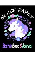 BLACK PAPER SketchBook & Journal