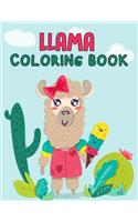 LLama Coloring Book