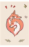 Valentine Foxes: Calendar 2020 Weekly Planner & Organizer (6x9 Inches) with 120 Pages