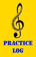 Practice Log: Piano Practice Log Journal, Instrument Record Notebook for Kids and Adults