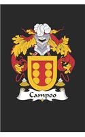 Campoo: Campoo Coat of Arms and Family Crest Notebook Journal (6 x 9 - 100 pages)