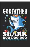 Godfather Shark Doo Doo Doo: Godfather Shark Doo Doo Funny Baby Mommy Kids Video Journal/Notebook Blank Lined Ruled 6x9 100 Pages