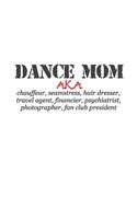 Dance Mom, AKA Chauffeur, Seamstress. Etc.