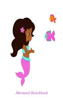 Mermaid Sketchbook: Journal Kids - Journal for Teens - Kids Notebook - Kids Drawing Books - Mermaid Gifts - Sketch & Journal Book - Mermaid Diary - Blank Drawing Book -