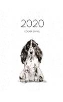 2020 Cocker Spaniel: Dated Weekly Planner With To Do Notes & Dog Quotes - Cocker Spaniel