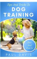 Tips and Tricks To Dog Training
