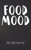 FOOD MOOD My Diet Journal: Ultimate Meal Planner And Diet Notebook: This is a 6X9 110 Page Food Tracker. Makes a Great Health and Wellness, Calorie Counter or Just Recording D