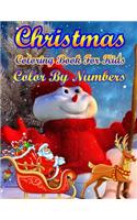 Christmas Coloring Book For Kids Color By Numbers