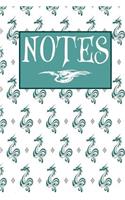 BLUE SEA DRAGON - a lined journal
