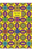 Dot Grid Journal: Yellow Brick Grid - 7x10 dotted grid notebook with 175 dot grid pages on white paper. Ideal for Journaling, Diaries, Drawing and much more