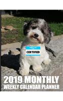 Hello I Am... Certified 2019 Monthly Weekly Calendar Planner