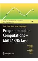 Programming for Computations - Matlab/Octave